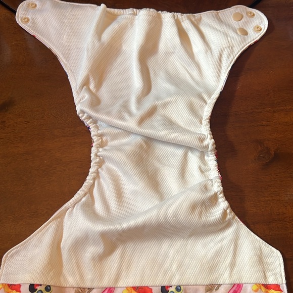 Country cloth OS pocket diaper - Disney beach print 🏖️ - Picture 3 of 3